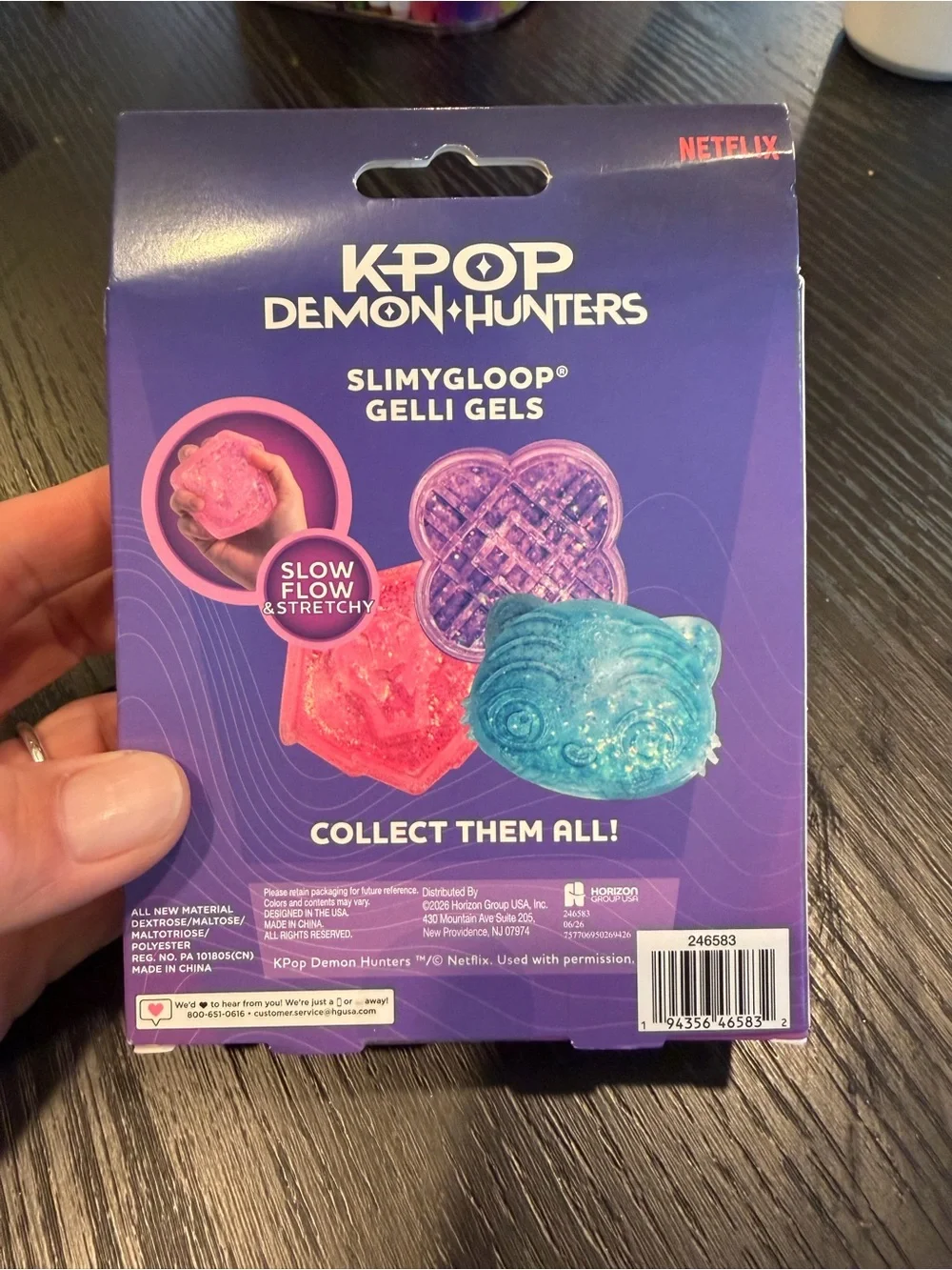🔥KPop Demon Hunters SlimyGloop Gelli Gels Squeeze Toy-HUNTR/X Authentic Viral🔥